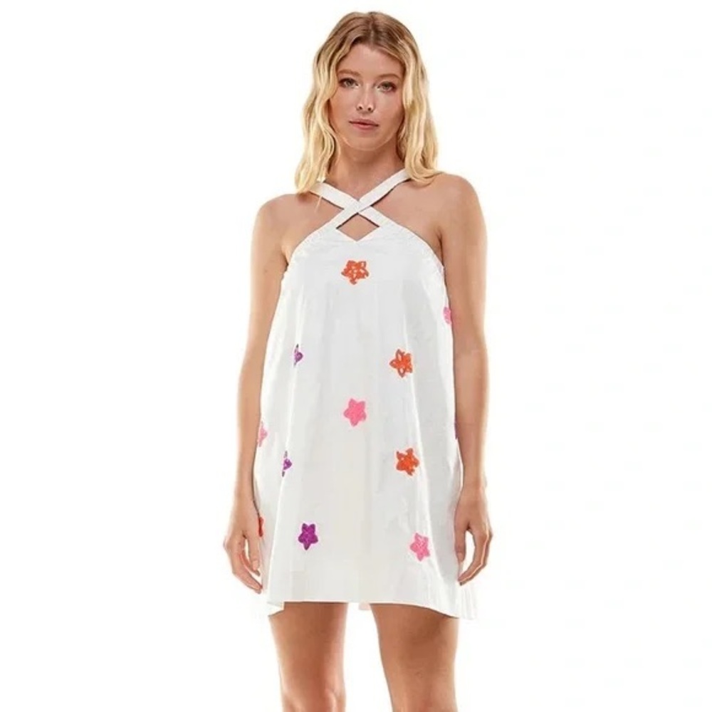 TCEC White Mini Dress • Bridal Bachelorette Dress • Size Small